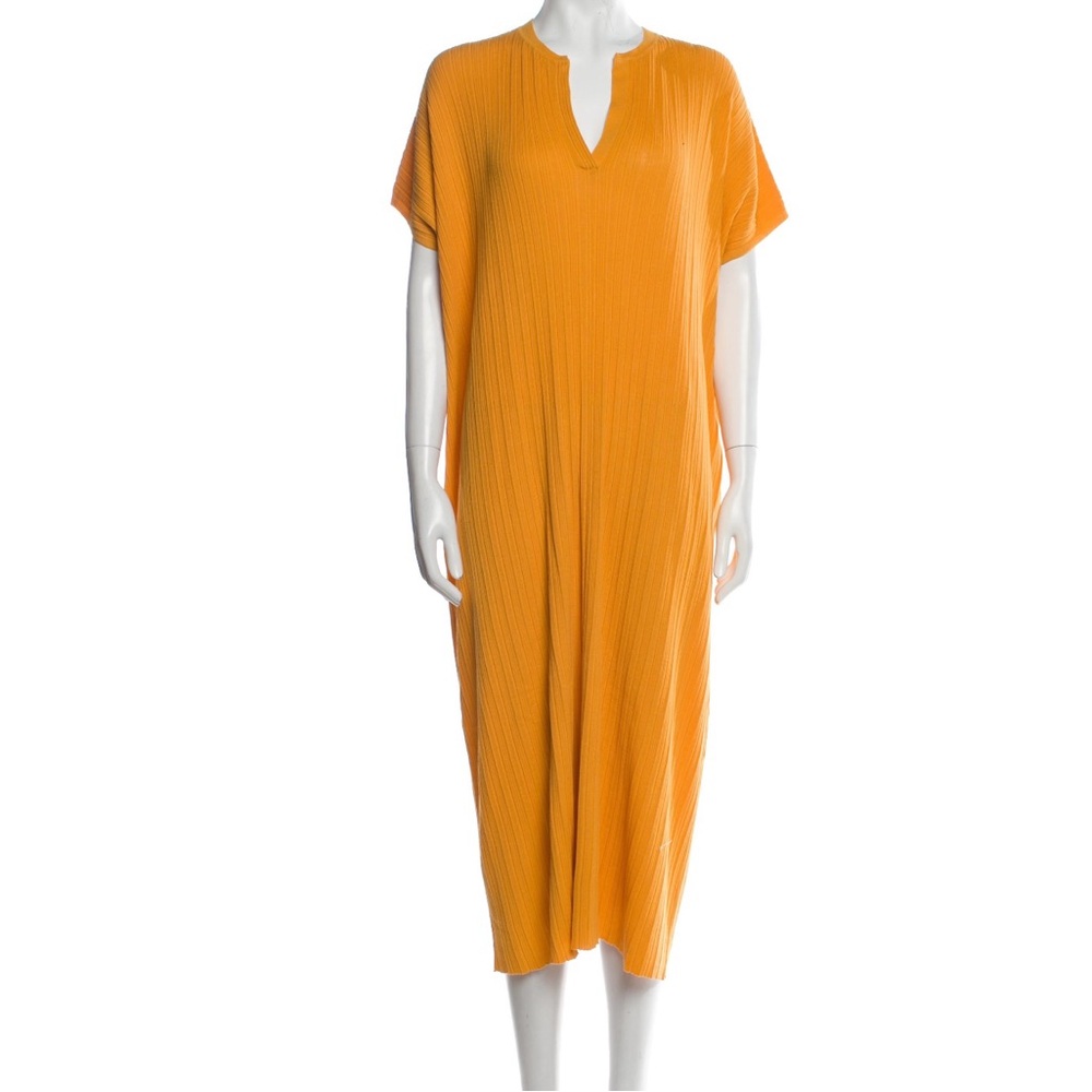 NWT! GORGEOUS SMINFINITY MIDI COTTON LINEN KNIT DRESS XS/S/M/L